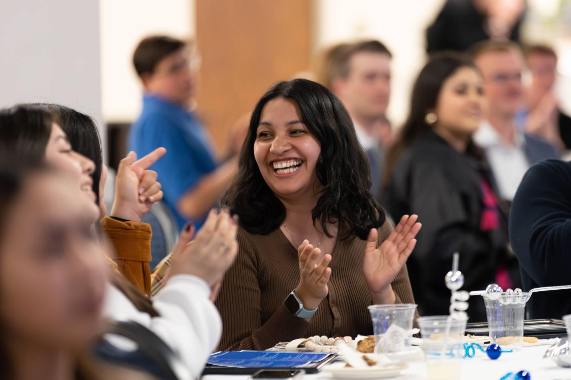 Student enjoying the event